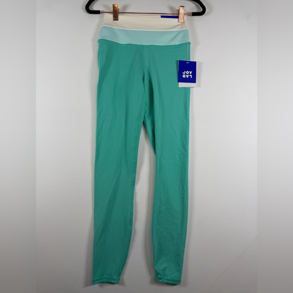 Women's High-Rise Colorblocked Leggings - JoyLab - Green - All Sizes - Picture 4 of 15